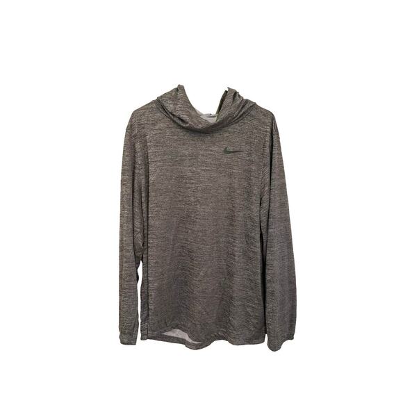 Nike Men's Hoodie Sweatshirt Pullover Size 2XL Heather Gray Cowl Neck. - Picture 1 of 6